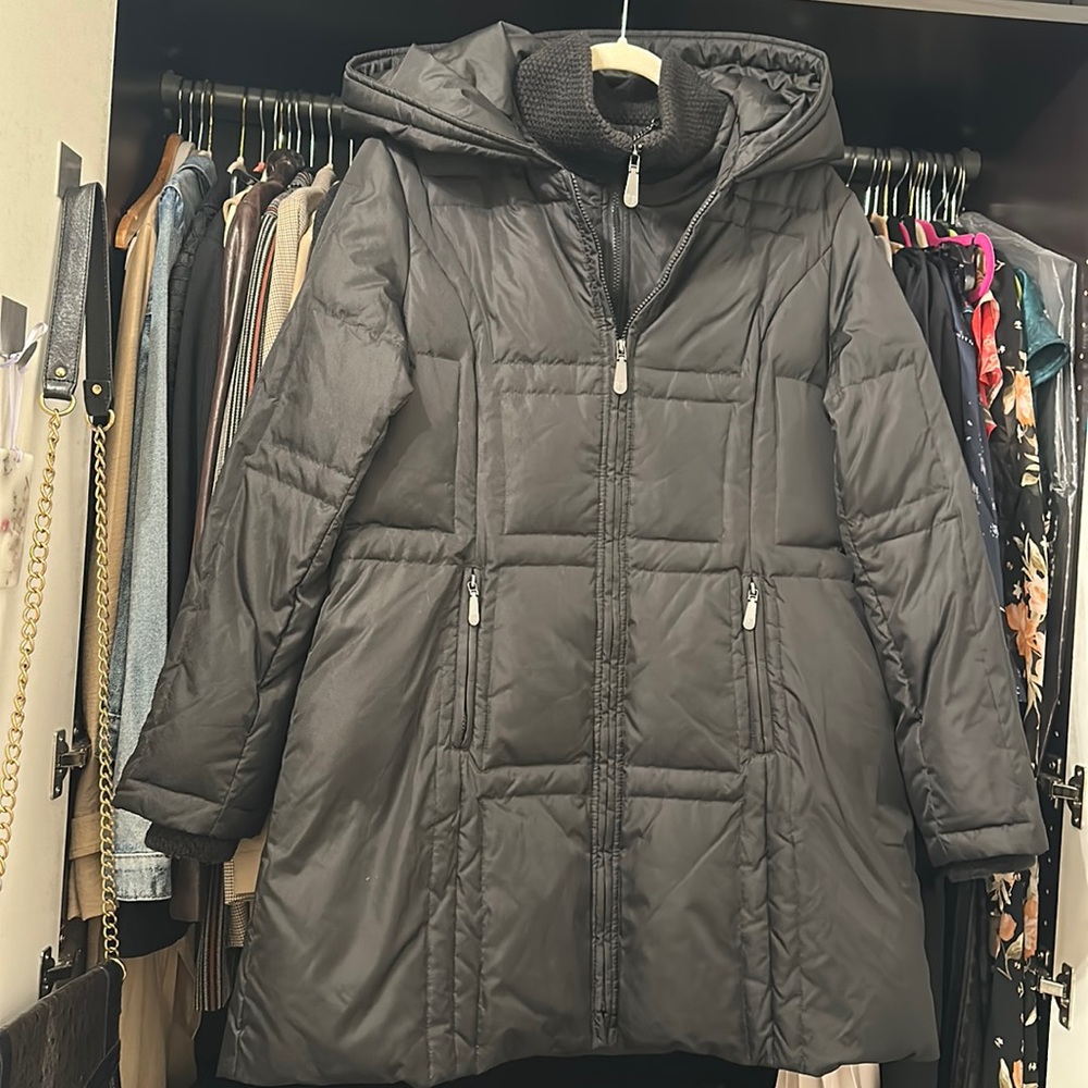 Vince Camuto Black Puffer Coat